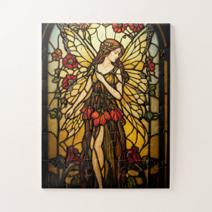 stained glass fairy puzzel