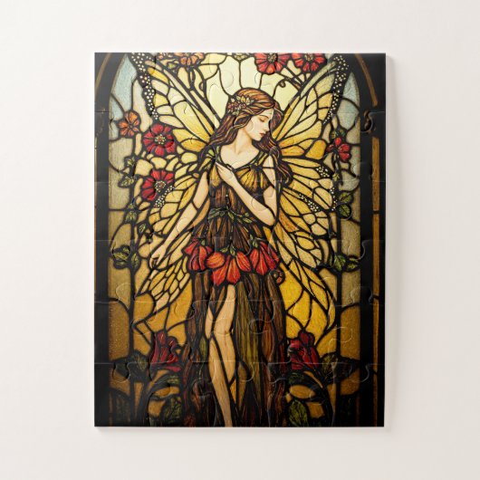 stained glass fairy puzzle (Vertical)