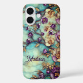 Stained glass floral  Case-Mate iPhone case (Achterkant)