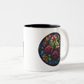 Stained Glass Floral Mug (Devant droit)