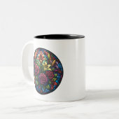 Stained Glass Floral Mug (Devant gauche)