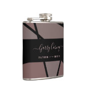 Stained Glass Imitation to Father Bride or Groom Heupfles (Rechts)