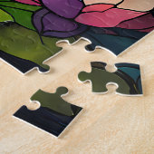 Stained Glass Little Fairy With Dragonfly Legpuzzel (Zijkant)