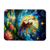 Stained Glass Moonlight Flight Fairy  Magneet (Horizontaal)