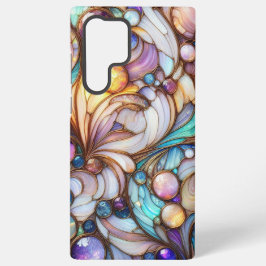 Stained glass mosaic samsung galaxy hoesje