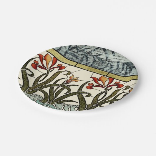 Stained Glass Papieren Bordje (Gekanteld)