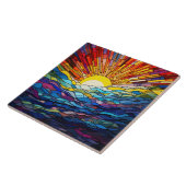  Stained Glass  Tegeltje (Zijkant)