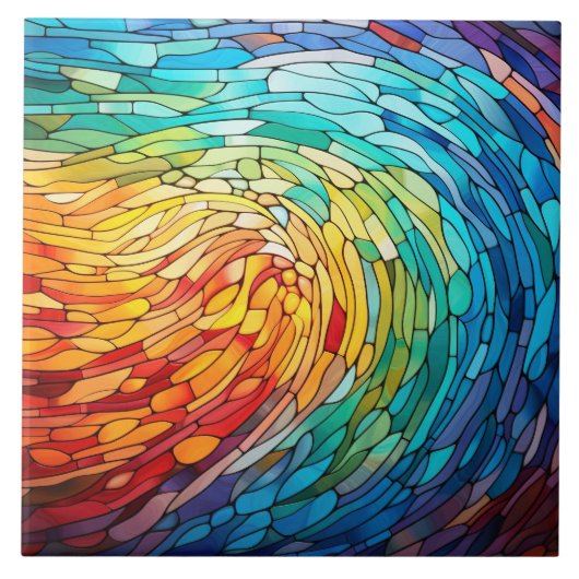  Stained Glass  Tegeltje (Voorkant)