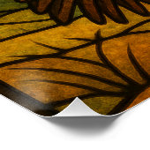 Stained Glass Turkey Poster Perfect Poster (Hoek)