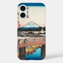 Stained Glass Ukiyo-e: Mount Fuji & Nihonbashi Bri
