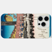 Stained Glass Ukiyo-e: Mount Fuji & Nihonbashi Bri Case-Mate iPhone Case (Achterkant (horizontaal))