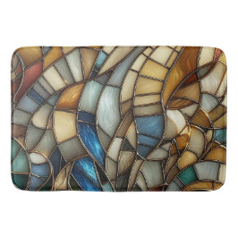 Stained Glass Waves Badmat