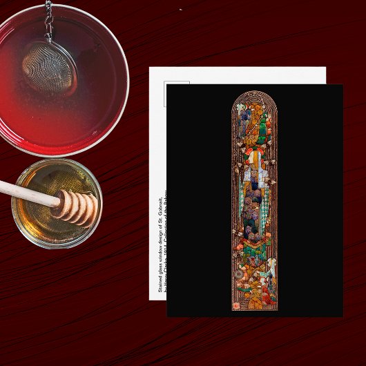 Stained Glass Window Design of St. Gobnait Briefkaart