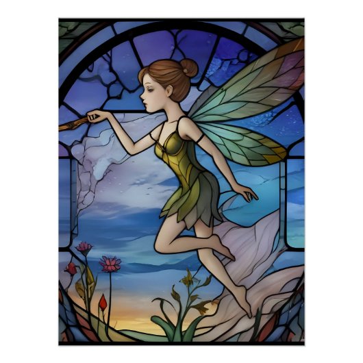 Stainglass Fairy Perfect Poster (Voorkant)
