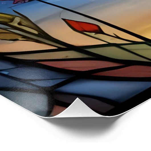 Stainglass Fairy Perfect Poster (Hoek)