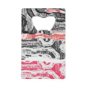 Stainless Steel Bottle Opener – Abstract Land (Dos)