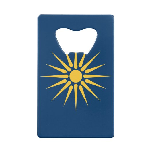 Stainless Steel Bottle Opener flag of Macedonia (Devant)