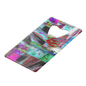 Stainless Steel Bottle Opener – Neon Pulse (Devant Angle)