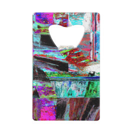 Stainless Steel Bottle Opener – Neon Pulse Kredietkaart Flessenopener