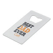 Stainless Steel Bottle Opener - Personalized Dad  (Devant Angle)