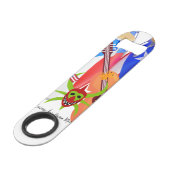 Stainless Steel Bottle Opener Puerto Rican  (Devant angulaire)