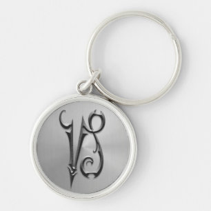 Stainless Steel Capricorn Symbool Sleutelhanger