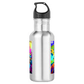 Stainless Steel Water Bottle Yes Graffiti Waterfles (Achterkant)