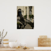 Staircase in Savannah, Georgia Poster (Keuken)