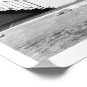 Staircase in zwart-wit poster (Hoek)