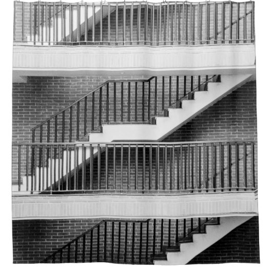 Staircase Shower Curtain Douchegordijn (Voorkant)
