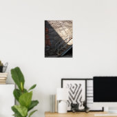 Stairs, brick, licht poster (Thuiskantoor)