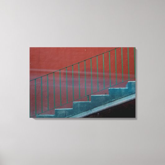 Stairs en treinen canvas afdruk (Voorkant)