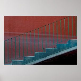 Stairs en treinen poster
