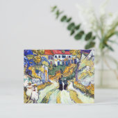 Stairway bij Auvers van Vincent Van Gogh Briefkaart (Staand voorkant)