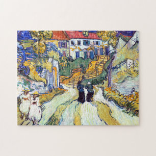 Stairway bij Auvers van Vincent Van Gogh Legpuzzel