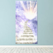 Stairway naar de hemel canvas afdruk (Insitu (Houten vloer))
