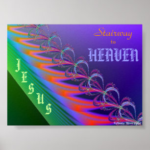 Stairway to Heaven is Jezus Christus Poster