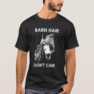 Stal Haar Maakt Niet Uit Grappig Paard Paardrijden T-shirt