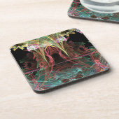 Stalactites arc-en-ciel Dessous de verre Abstraits (Côté gauche)