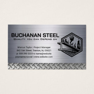 Stalen balk en kraanlier   Bouw Visitekaartje