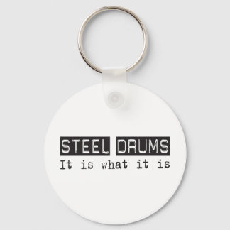 Stalen drums sleutelhanger