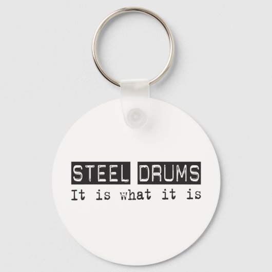 Stalen drums sleutelhanger (Voorkant)