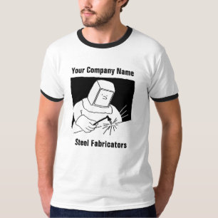 Stalen fabricage cartoon T-shirt