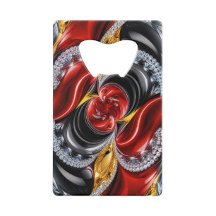 Stalen flesopener met Duitsland Kleuren Kredietkaart Flessenopener