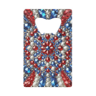 Stalen flesopener met Nederlandse kleuren Kredietkaart Flessenopener