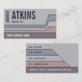 Stalen [Grijze tinten V.6] Visitekaartje (Voorkant / Achterkant)