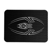 Stalen Mesh Tribal Spider Magneet (Horizontaal)