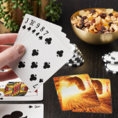 Stalen papier pokerkaarten (Insitu)