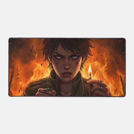 stalen vixen bureaumat (Voorkant)