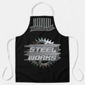 Stalen werken schort (Voorkant)